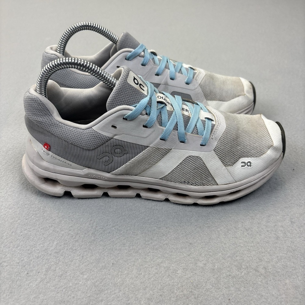 On Cloudrunner Shoes Womens Size 7.5 Gray CloudTec Running Sneakers 46.99015